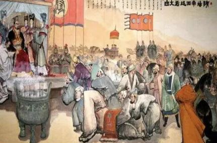 刘沧所作的《经炀帝行宫》，诗人借咏隋炀帝行宫，讽谕时政。